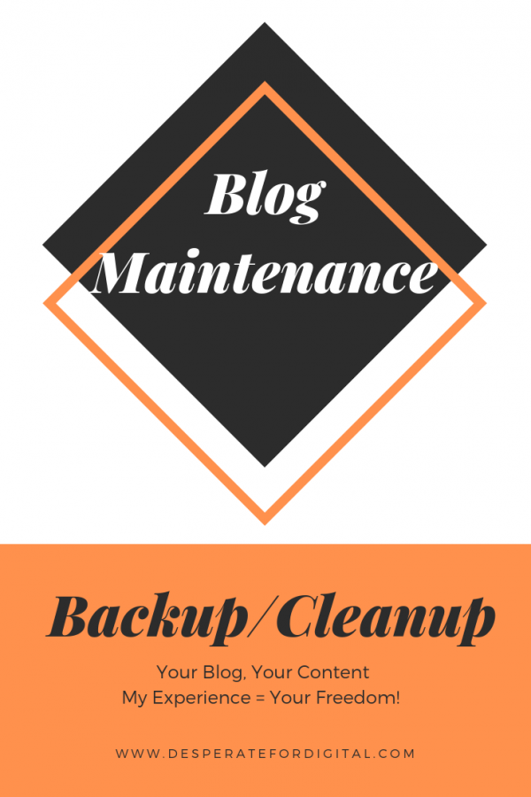 Blog Maintenance